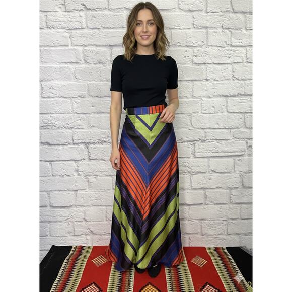 Free People Dresses & Skirts - Free People Vibrant Flowy Boho Maxi Skirt